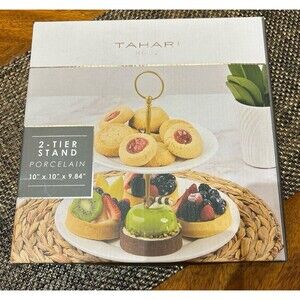 Tahari Two tier plate stand